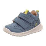 Superfit Baby Boys Breeze Sneaker, Hellblau/Gelb 8040