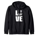 CB Radio Enthusiast, CB Operator, CB Radio Lover, CB Fan Zip Hoodie