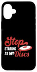 Coque pour iPhone 16 Plus Ultimate Frisbee Stop Staring Disques