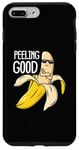 Coque pour iPhone 7 Plus/8 Plus Jeu de mots amusant à la banane Peeling Good