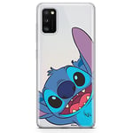 ERT GROUP Coque de téléphone Portable pour Samsung A41 Original et sous Licence Officielle Disney Motif Stitch 016 Parfaitement adapté à la Forme du téléphone Portable, partiel imprimé