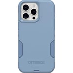 OtterBox iPhone 15 Pro MAX (Only) Commuter Series Case - CRISP DENIM (Blue), slim & tough, pocket-friendly, with port protection