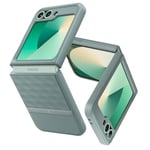 Caseology Parallax Coque pour Samsung Galaxy Z Flip 6 [Protection Technologie Air Space] [TPU + PC Double Protection] Coque de téléphone pour Samsung Z Flip 6 - Sage Green