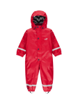 Muddy Puddles Kids' Waterproof Fleece Lined Puddle Suit, Red