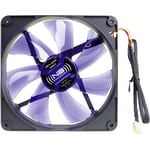 Noiseblocker (140mm, XK1 - PC Case Fan 140mm BlackSilent Fan XK1 - Ventilateur PC 140mm avec Ailes Silencieuses - Le Volume Maximal est de Seulement 12 DB (A) et Le Débit d'air de 60 m³/h