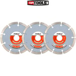 WellCut Diamond Blade Extreme 125mm x 22.23mm Bore For DCG412, DCG405 Pack of 3