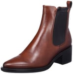 ECCO Femme Forme 35 Sartorelle Bottines à la Cheville, Cognac, 42 EU