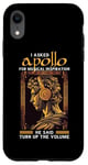 Coque pour iPhone XR Apollo Greek God Funny Music Lover Grèce Mythologie