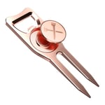 Blue Tees Golf - 6 in One Divot Repair Tool - Rose