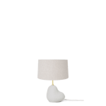 Ferm Living Hebe Bordlampe Liten Hvit M. Hvit Skygge