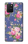 Vintage Flower Pattern Case Cover For Samsung Galaxy S10 Lite