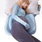 WEIKA Memory Foam Pregnancy Pillows for Sleeping, Maternity Pillow for Side Body