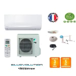 Climatiseur réversible Mono-split Daikin FTXF25E + RXF25E + kit de pose 3 mètres bluevolution a++