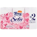 Papier Hygiénique FOXY Soie Délicate 2 Voiles Parfumé Au Talc Modèle 4 Plus 2