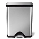 simplehuman 50 Litre Rectangular Pedal Bin