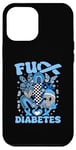 Coque pour iPhone 12 Pro Max Blue Ribbon - Sensibilisation au diabète