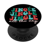 Jingle Jingle Jingle All The Way Christmas Spirit PopSockets Adhesive PopGrip