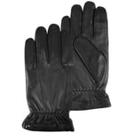 Gants Isotoner  homme gants tactiles cuir noir 85296