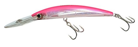 Yo-Zuri Crystal 3D Minnow Deep Diver Lure, Fluorescent Pink, 6-Inch