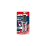 Loctite - Colle Power Epoxy Rapide 5 Minutes 11 ml, Colle epoxy réajustable, colle forte résistante avec seringue auto-mélangeuse, colle résine epoxy