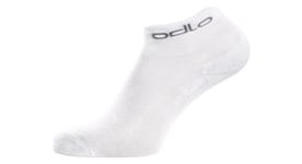 2 x chaussettes basses odlo active blanc unisex