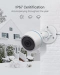 EZVIZ Outdoor Camera 30M Night Vision, CCTV System Wi-Fi Home Security Camera SD