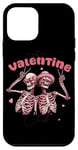 Coque pour iPhone 12 mini Anti Valentine Club Squelettique Humour Art