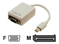 Logilink - Bildskärmsadapter - Mini Displayport (Hane) Till Hd-15 (Vga) (Hona) - 9 Cm