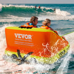 VEVOR Bouée Tractée Gonflable Canapé Tracté 1-2 Cavaliers pour Tubing Bateau