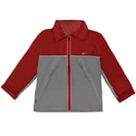 Nike Childrens Unisex Boys Windbreaker Jacket Colourblock Track Top 421271 671 - Grey Nylon - Size X-Large