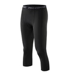 Leggings De Sport À Séchage Rapide Pour Hommes,Collants De Course,Leggings D'entraînement,Pantalons Courts De Fitness,Vêtements De Sport Pour Hommes,Crossfit,Basket-Ball