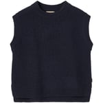 Wheat Cuba strikket vest til barn, navy