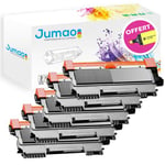 Lot de 5 Toners cartouches type Jumao compatibles pour Brother FAX 2840, Noir