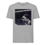 T-Shirt Homme Col Rond John Coltrane A Love Supreme Album Cover Jazz Saxophone