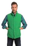 JP 1880 Hommes Grandes tailles L-8XL Gilet matelassé à col montant et fermeture à glissière, collection Outdoor vert clair XL 818980436-XL