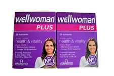 2X Vitabiotics Wellwoman Plus Omega 369 -2 x 56 Tablets/Capsules