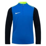 Nike Treningsgenser Dri-FIT Academy Pro 24 Drill - Blå/Sort/Neon Barn, størrelse X-Large