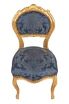 Chaise Fauteuil Style Français Louis XVI Bois Massif De Hêtre de Finition