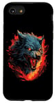 Coque pour iPhone SE (2020) / 7 / 8 Libérez votre bête intérieure avec le loup-garou Inferno