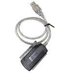 Kurphy Black USB 2.0 to IDE SATA 5.25 S-ATA/2.5 480Mb/s Data Interface USB to IDE+SATAAdapter Cable Converter
