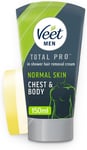 Veet Hair Removal Cream for Men, 1 Sponge, Shower Hair Removal Cream, 150ml