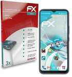 atFoliX 3x Screen Protector for Nokia C21 Plus Protective Film clear&flexible