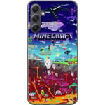 Samsung Galaxy A15 5G Genomskinligt Skal MineCraft