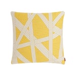 Missoni Home - Nastri Cushion 40 x 40 cm 531 Yellow/White - Prydnadskuddar och kuddfodral - Guld