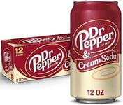 Dr Pepper Cream Soda  355ml X 12 (MULTIPACK)