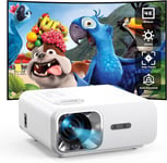 Videoprojecteur[Auto Focus/Auto Keystone] 26000L WiFi6 Bluetooth Retroprojecteur Full HD 1080P Vidéoprojecteur 4K Supporté 400'' pour Home Cinéma Zoom 50% Projecteur Video pour iphone/Android