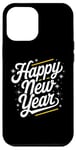 Coque pour iPhone 12 Pro Max Bonne année, nouvelle année nouvelle fête 2025 Celebrations Party