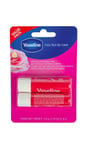 VASELINE 4.8G ROSY LIPS TWIN PACK LIP BALM THERAPY NEW SEALED FREE P&P