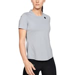 Under Armour Women‘s Gym T Shirt UA Rush, Breathable Ladies T Shirt with Rush Technology, Short Sleeve Running Apparel with Tight Fit