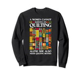 Quilting Knitting Crochet Sewing Machine Fabric Crafting Sweatshirt